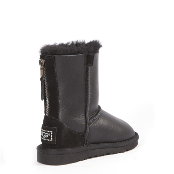 UGG Kids ZIP Metallic Black