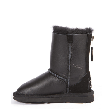 UGG Kids ZIP Metallic Black