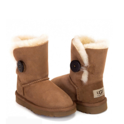 UGG Kids Bailey Button Chestnut UGG Kids Bailey Button Chestnut