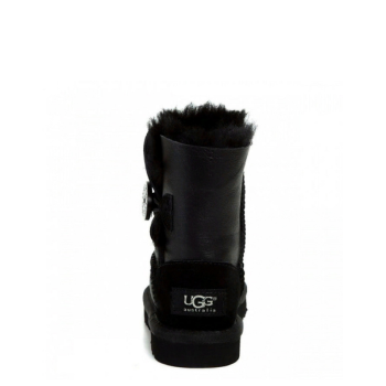 UGG Kids Bailey Button Metallic Black