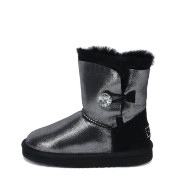 UGG Kids Bailey Button I Do Black