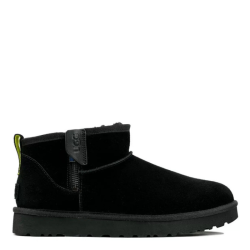 UGG Mens Classic Ultra Mini Zip Boot Black UGG Mens Classic Ultra Mini Zip Boot Black