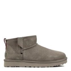 UGG Mens Classic Ultra Mini Zip Boot Smoke