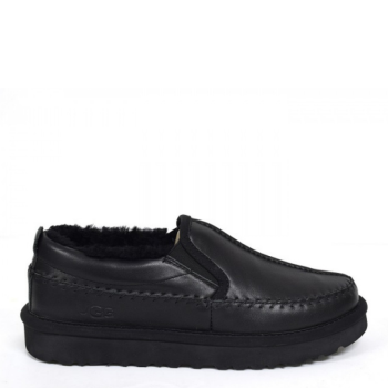 UGG Men's Neumel Stiches Slip-on Metallic Black UGG Men's Neumel Stiches Slip-on Metallic Black