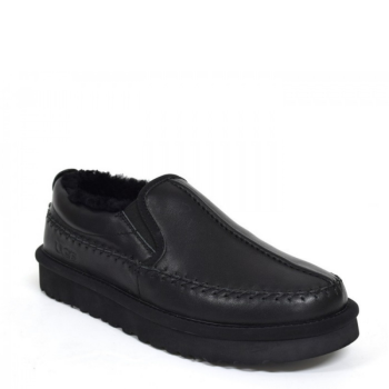 UGG Men's Neumel Stiches Slip-on Metallic Black UGG Men's Neumel Stiches Slip-on Metallic Black
