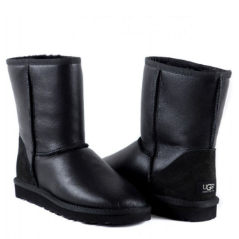 UGG Men's Classic Short Metallic Black