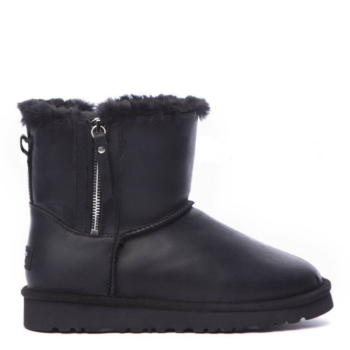 UGG Men's Mini Double Zip Metallic Black