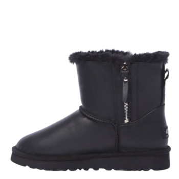 UGG Men's Mini Double Zip Metallic Black