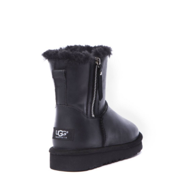 UGG Men's Mini Double Zip Metallic Black