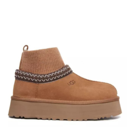 Ugg Tazz Knit Platform Chestnut