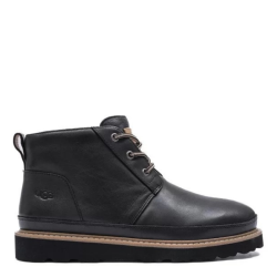 Ugg Mens Neumel Gentleman Leather Black Ugg Mens Neumel Gentleman Leather Black