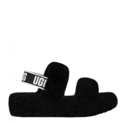 UGG OH Yeah Slide Black UGG OH Yeah Slide Black