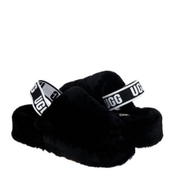 UGG Fluff Yeah Slide Black UGG Fluff Yeah Slide Black
