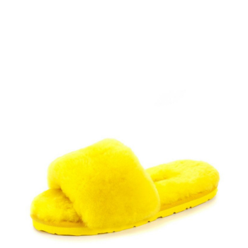 UGG Fluff Slide Slippers Yellow