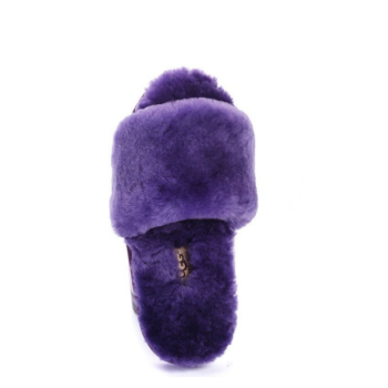 UGG Fluff Slide Slippers Purple