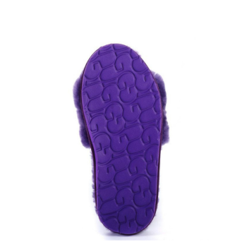 UGG Fluff Slide Slippers Purple