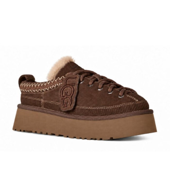 UGG Heritage Lace-Up Slipper Burnt Cedar