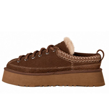 UGG Heritage Lace-Up Slipper Burnt Cedar