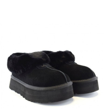 UGG Platform Slipper Black UGG Platform Slipper Black