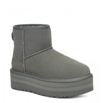 UGG Classic Mini Platform Grey UGG Classic Mini Platform Grey