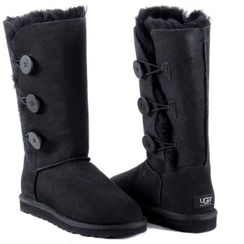 UGG Bailey Button Triplet Black UGG Bailey Button Triplet Black
