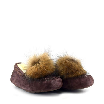 UGG Dakota Pom-Pom Chocolate