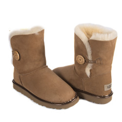 UGG Bailey Button Short II Metallic Chestnut UGG Bailey Button Short II Metallic Chestnut