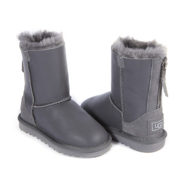UGG Kids ZIP Metallic Grey