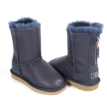 UGG Kids ZIP Metallic Navy