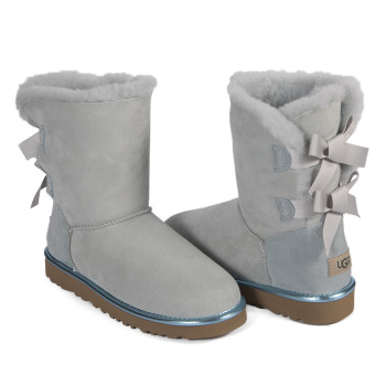 UGG Bailey Bow Metallic Sky Blue II
