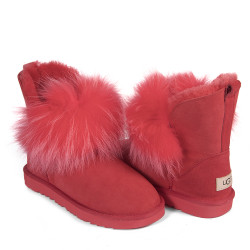 UGG Irina Fur Gun II Red UGG Irina Fur Gun II Red