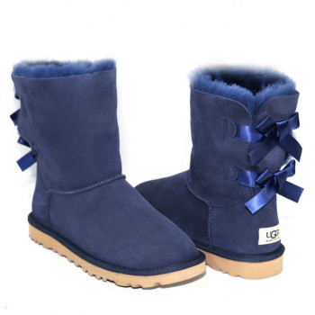UGG Bailey Bow Short Navy UGG Bailey Bow Short Navy