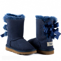 UGG Kids Bailey Bow Navy