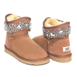 UGG Jimmy Choo Crystals Chestnut UGG Jimmy Choo Crystals Chestnut