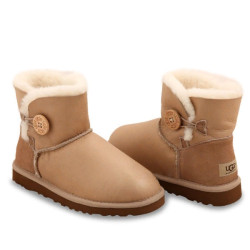 UGG Mini Bailey Button Soft Gold UGG Mini Bailey Button Soft Gold
