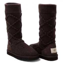 UGG Argyle Knit Chocolate