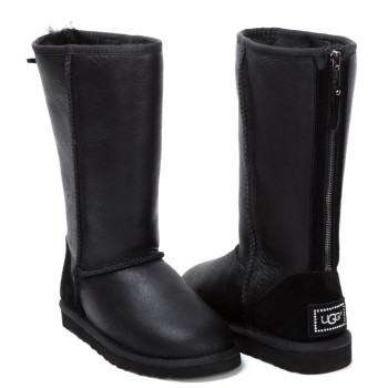 UGG Tall Zip Metallic Black UGG Tall Zip Metallic Black