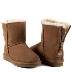 UGG Short Zip Chestnut UGG Short Zip Chestnut