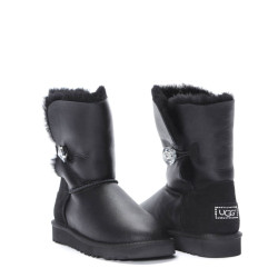 UGG Bailey Button Bling Metallic Black UGG Bailey Button Bling Metallic Black