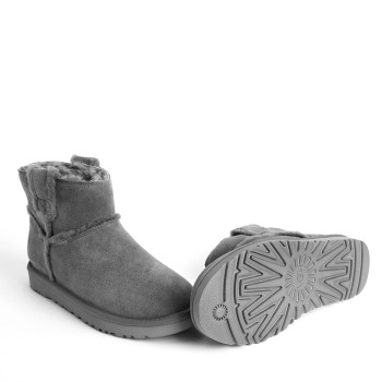 UGG Mini Spill Seam Boots Grey