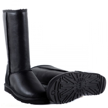 UGG Classic Tall Metallic Black