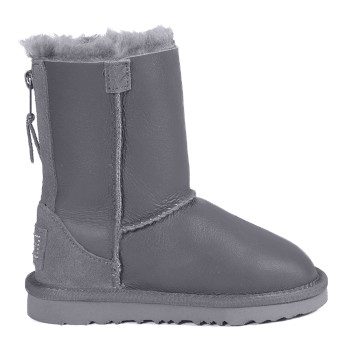 UGG Kids ZIP Metallic Grey