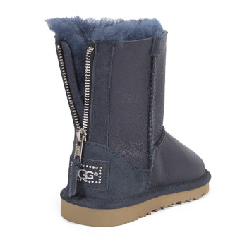 UGG Kids ZIP Metallic Navy
