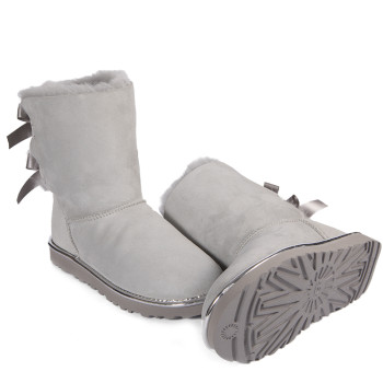UGG Bailey Bow Metallic Geyser II