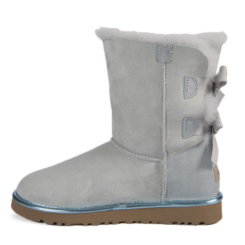 UGG Bailey Bow Metallic Sky Blue II