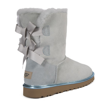 UGG Bailey Bow Metallic Sky Blue II