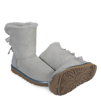 UGG Bailey Bow Metallic Sky Blue II