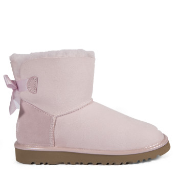 UGG Mini Bailey Bow II Metallic Seashe Pink