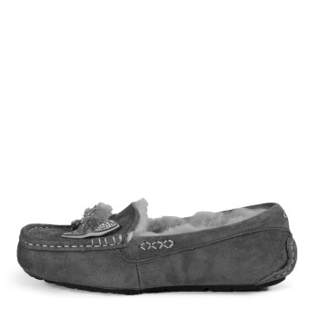 UGG Moccasins Dakota Arrows & Heart Grey