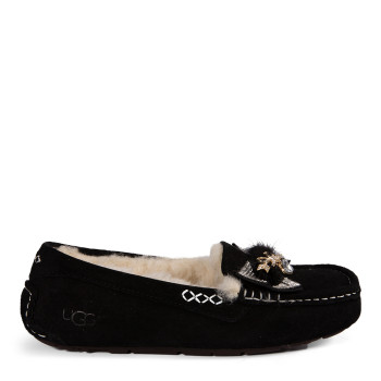 UGG Moccasins Dakota Arrows & Heart Black